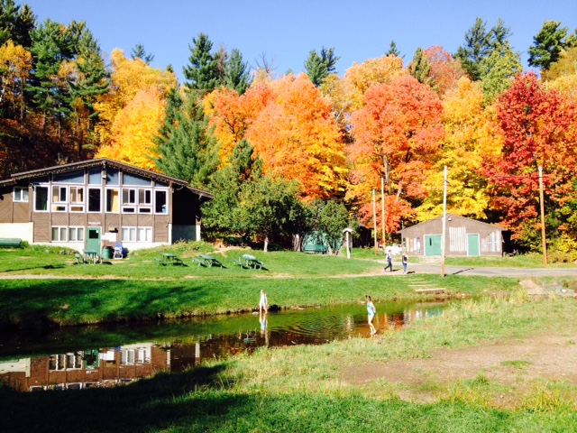 Chalet in fall